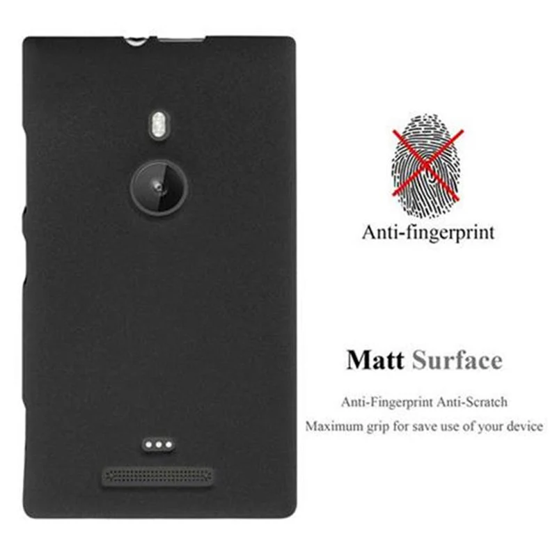Cadorabo Hülle kompatibel mit Nokia Lumia 925 Schutzhülle aus flexiblem TPU Silikon