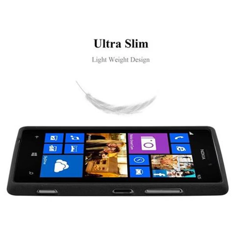 Cadorabo Hülle kompatibel mit Nokia Lumia 925 Schutzhülle aus flexiblem TPU Silikon