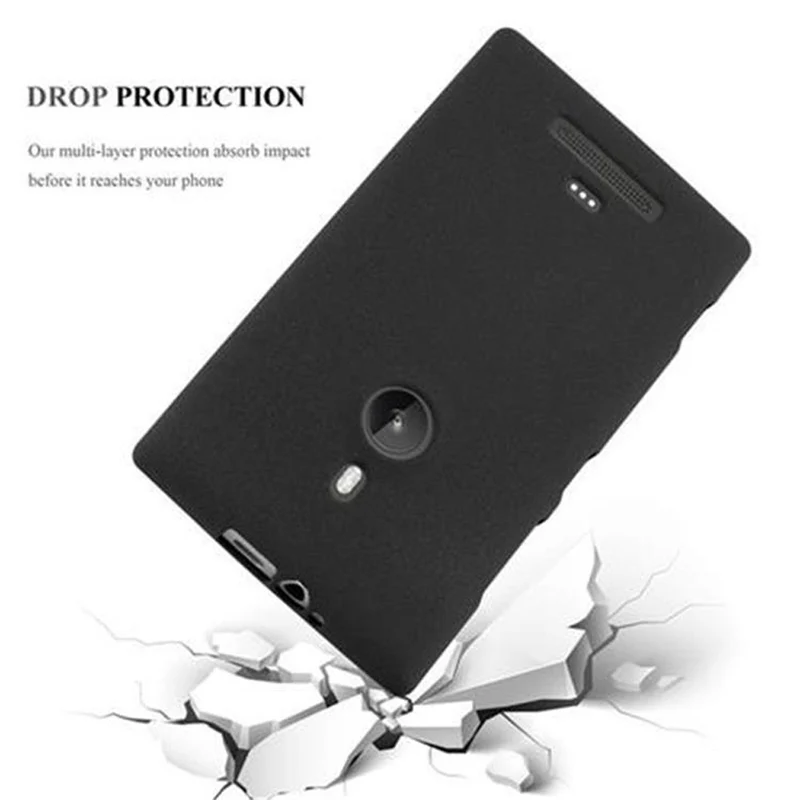 Cadorabo Hülle kompatibel mit Nokia Lumia 925 Schutzhülle aus flexiblem TPU Silikon
