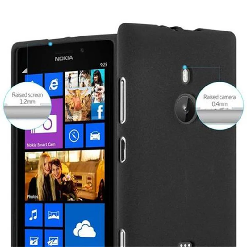 Cadorabo Hülle kompatibel mit Nokia Lumia 925 Schutzhülle aus flexiblem TPU Silikon