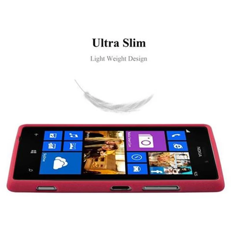Cadorabo Hülle kompatibel mit Nokia Lumia 925 Schutzhülle aus flexiblem TPU Silikon