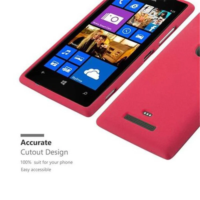 Cadorabo Hülle kompatibel mit Nokia Lumia 925 Schutzhülle aus flexiblem TPU Silikon