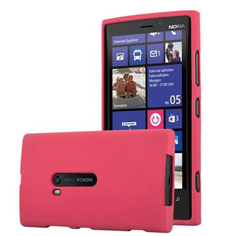 Cadorabo Hülle kompatibel mit Nokia Lumia 920 Schutzhülle aus flexiblem TPU Silikon