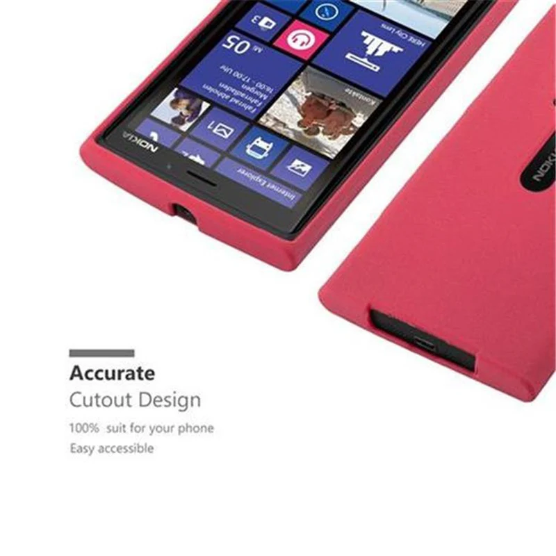 Cadorabo Hülle kompatibel mit Nokia Lumia 920 Schutzhülle aus flexiblem TPU Silikon
