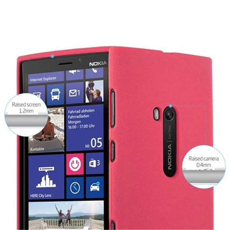 Cadorabo Hülle kompatibel mit Nokia Lumia 920 Schutzhülle aus flexiblem TPU Silikon