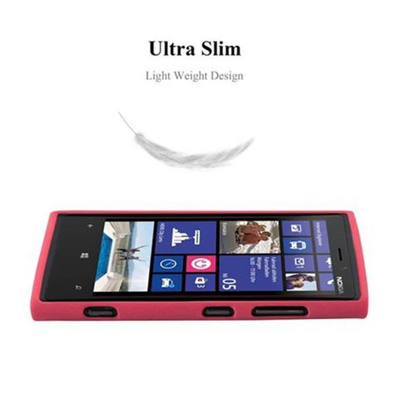 Cadorabo Hülle kompatibel mit Nokia Lumia 920 Schutzhülle aus flexiblem TPU Silikon