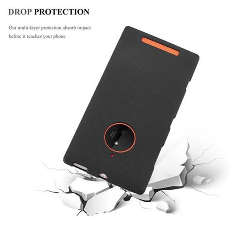 Cadorabo Hülle kompatibel mit Nokia Lumia 830 Schutzhülle aus flexiblem TPU Silikon