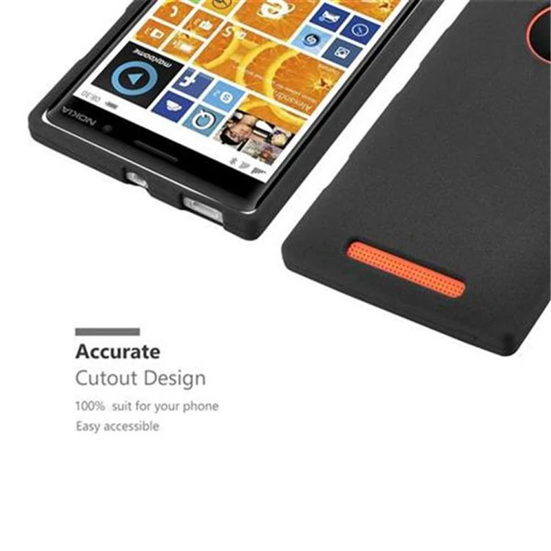 Cadorabo Hülle kompatibel mit Nokia Lumia 830 Schutzhülle aus flexiblem TPU Silikon