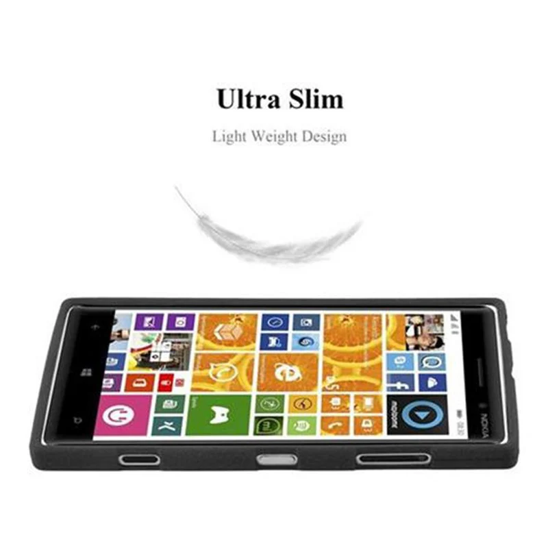 Cadorabo Hülle kompatibel mit Nokia Lumia 830 Schutzhülle aus flexiblem TPU Silikon