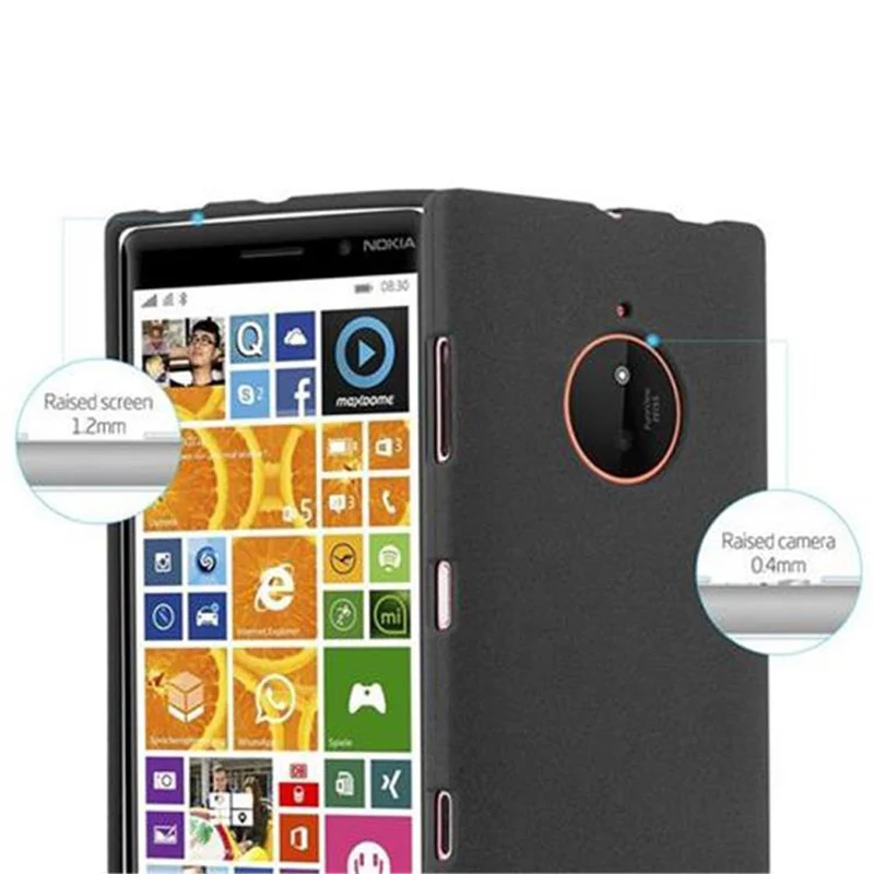 Cadorabo Hülle kompatibel mit Nokia Lumia 830 Schutzhülle aus flexiblem TPU Silikon