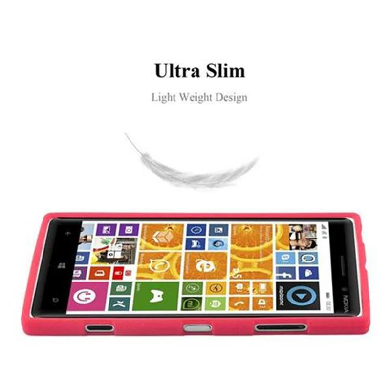 Cadorabo Hülle kompatibel mit Nokia Lumia 830 Schutzhülle aus flexiblem TPU Silikon