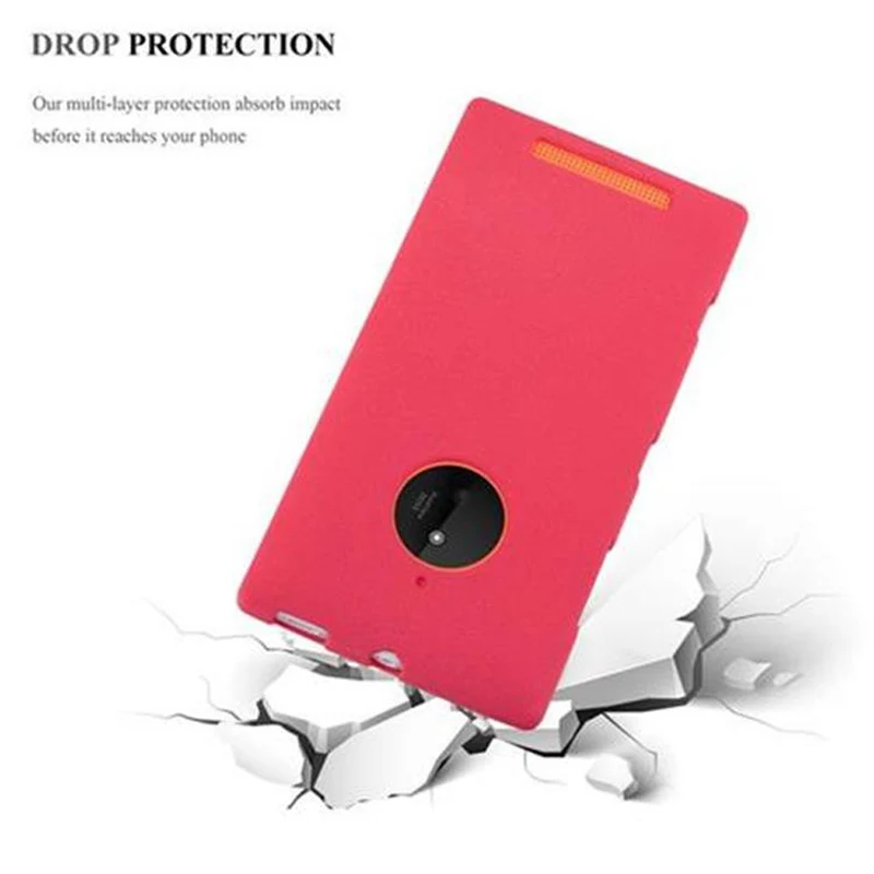Cadorabo Hülle kompatibel mit Nokia Lumia 830 Schutzhülle aus flexiblem TPU Silikon