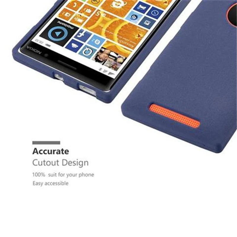 Cadorabo Hülle kompatibel mit Nokia Lumia 830 Schutzhülle aus flexiblem TPU Silikon