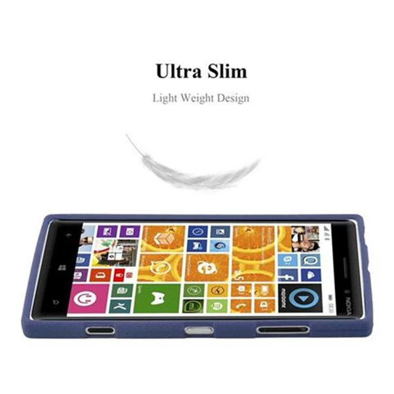 Cadorabo Hülle kompatibel mit Nokia Lumia 830 Schutzhülle aus flexiblem TPU Silikon