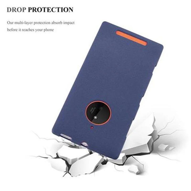 Cadorabo Hülle kompatibel mit Nokia Lumia 830 Schutzhülle aus flexiblem TPU Silikon