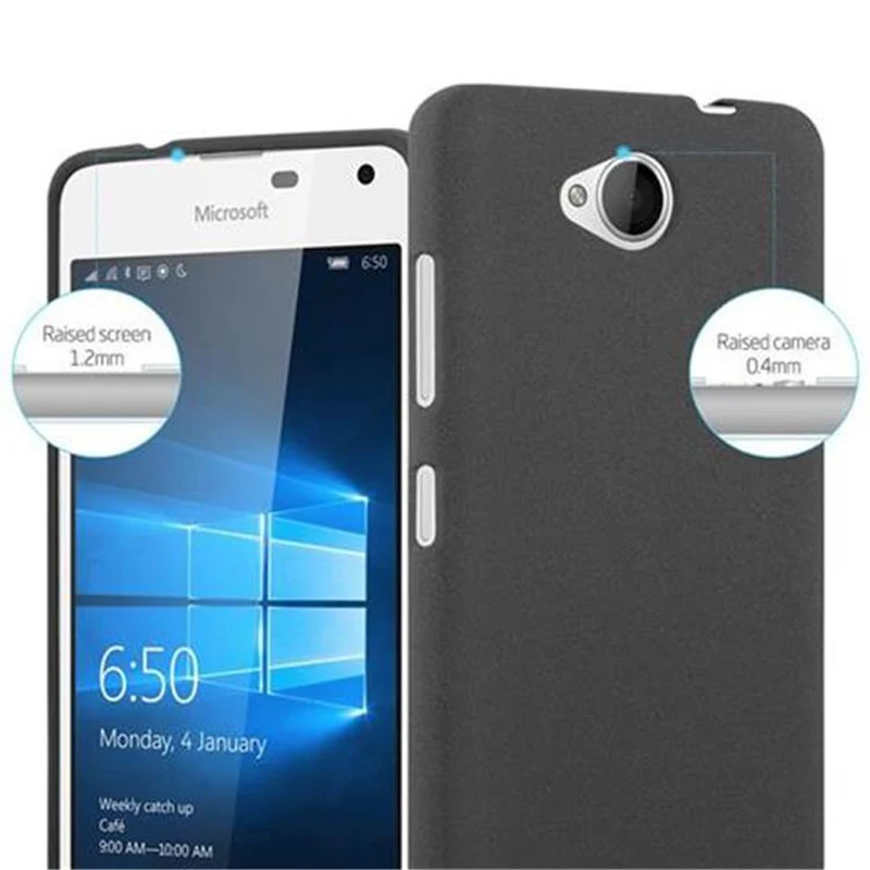 Cadorabo Hülle kompatibel mit Nokia Lumia 650 Schutzhülle aus flexiblem TPU Silikon