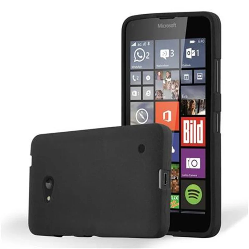Cadorabo Hülle kompatibel mit Nokia Lumia 640 Schutzhülle aus flexiblem TPU Silikon