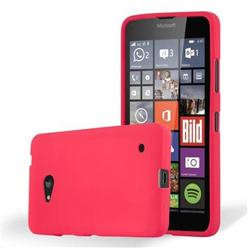Cadorabo Hülle kompatibel mit Nokia Lumia 640 Schutzhülle aus flexiblem TPU Silikon