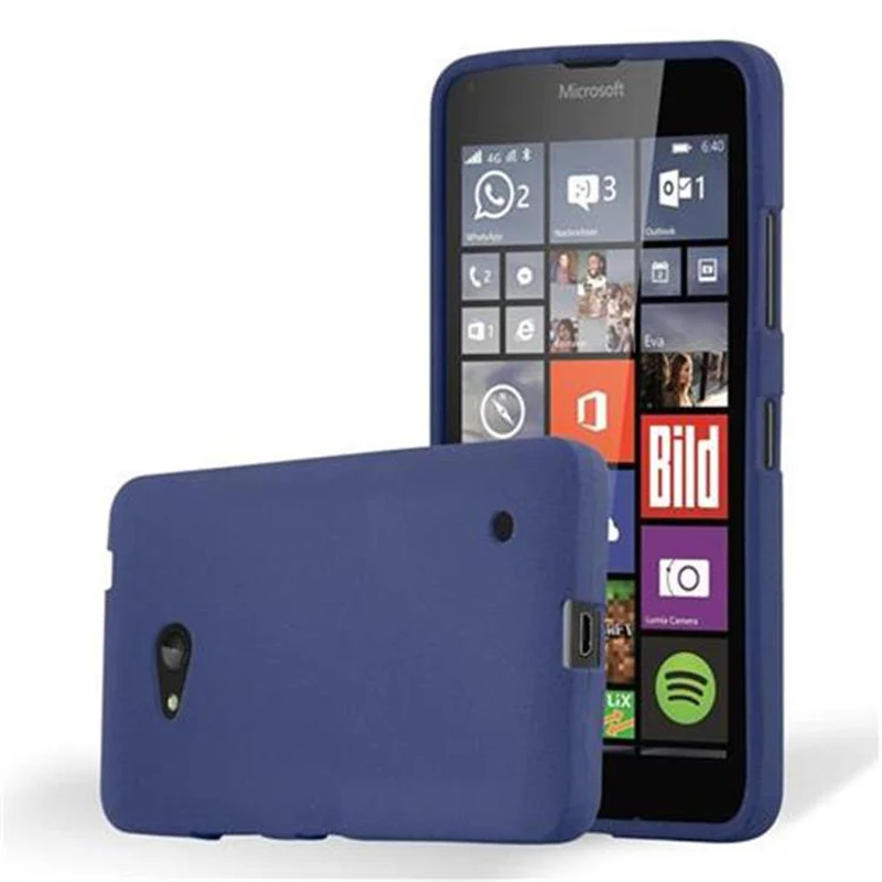 Cadorabo Hülle kompatibel mit Nokia Lumia 640 Schutzhülle aus flexiblem TPU Silikon