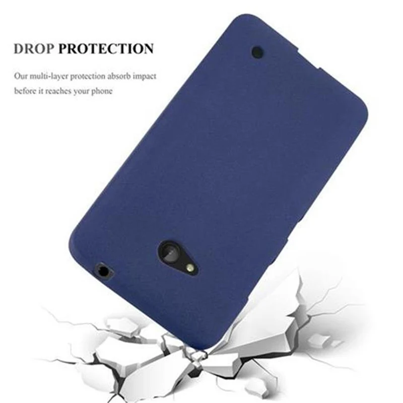 Cadorabo Hülle kompatibel mit Nokia Lumia 640 Schutzhülle aus flexiblem TPU Silikon