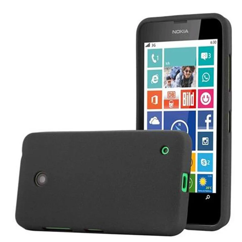Cadorabo Hülle kompatibel mit Nokia Lumia 630 / 635 Schutzhülle aus flexiblem TPU Silikon
