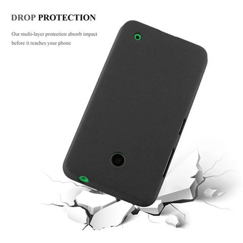 Cadorabo Hülle kompatibel mit Nokia Lumia 630 / 635 Schutzhülle aus flexiblem TPU Silikon