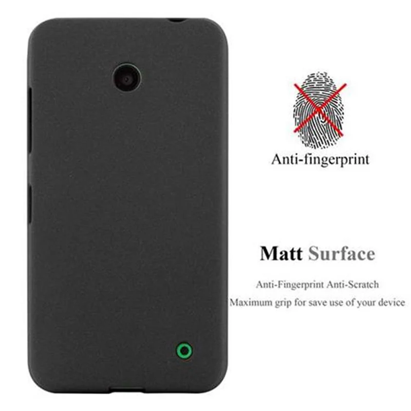 Cadorabo Hülle kompatibel mit Nokia Lumia 630 / 635 Schutzhülle aus flexiblem TPU Silikon