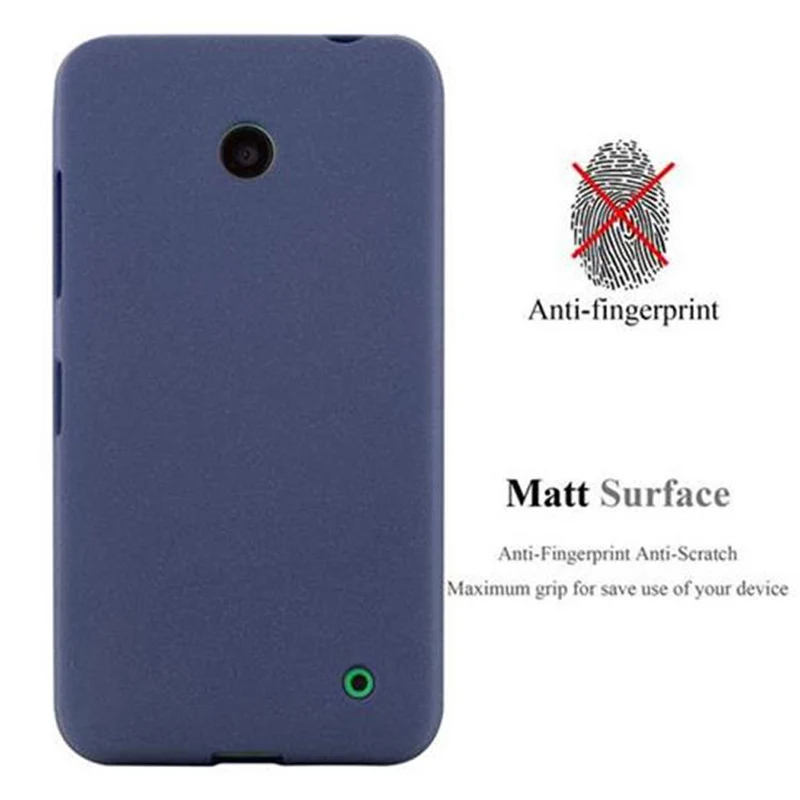 Cadorabo Hülle kompatibel mit Nokia Lumia 630 / 635 Schutzhülle aus flexiblem TPU Silikon