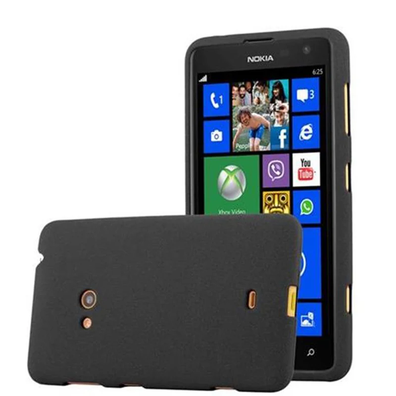 Cadorabo Hülle kompatibel mit Nokia Lumia 625 Schutzhülle aus flexiblem TPU Silikon