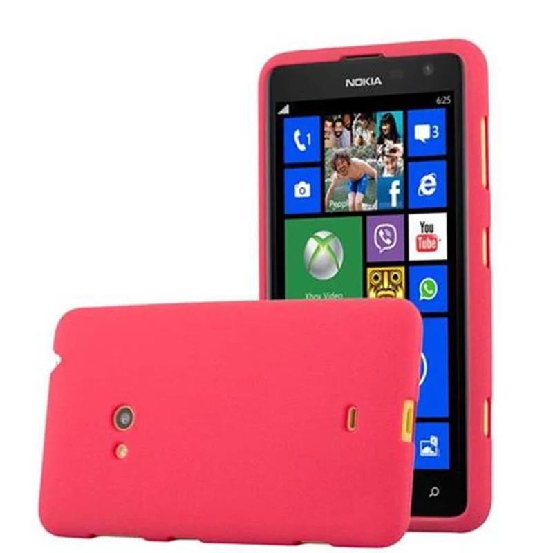 Cadorabo Hülle kompatibel mit Nokia Lumia 625 Schutzhülle aus flexiblem TPU Silikon