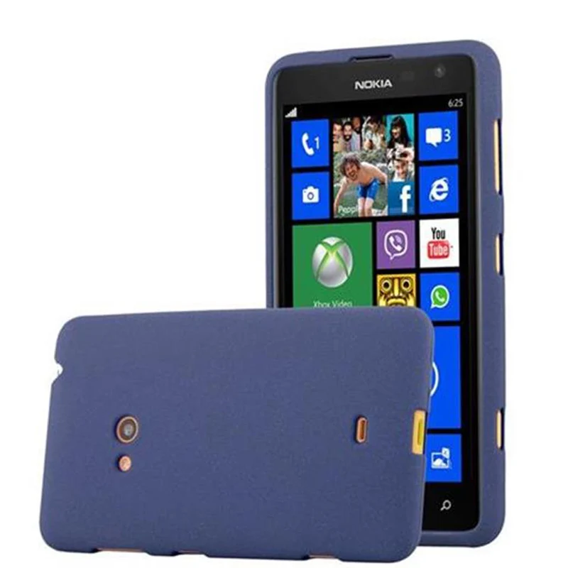 Cadorabo Hülle kompatibel mit Nokia Lumia 625 Schutzhülle aus flexiblem TPU Silikon