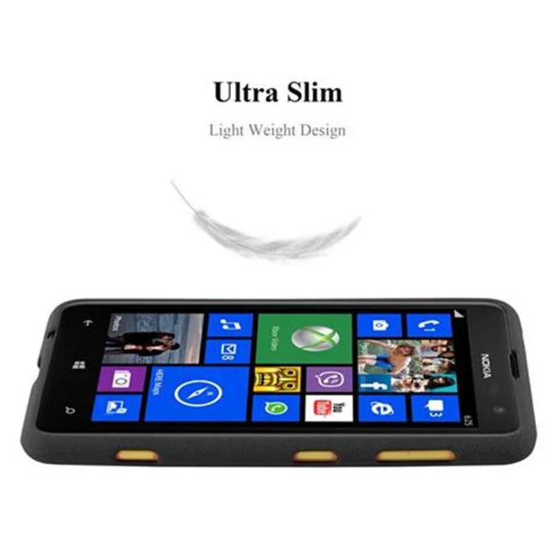 Cadorabo Hülle kompatibel mit Nokia Lumia 625 Schutzhülle aus flexiblem TPU Silikon