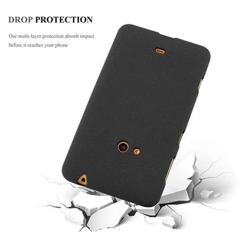 Cadorabo Hülle kompatibel mit Nokia Lumia 625 Schutzhülle aus flexiblem TPU Silikon