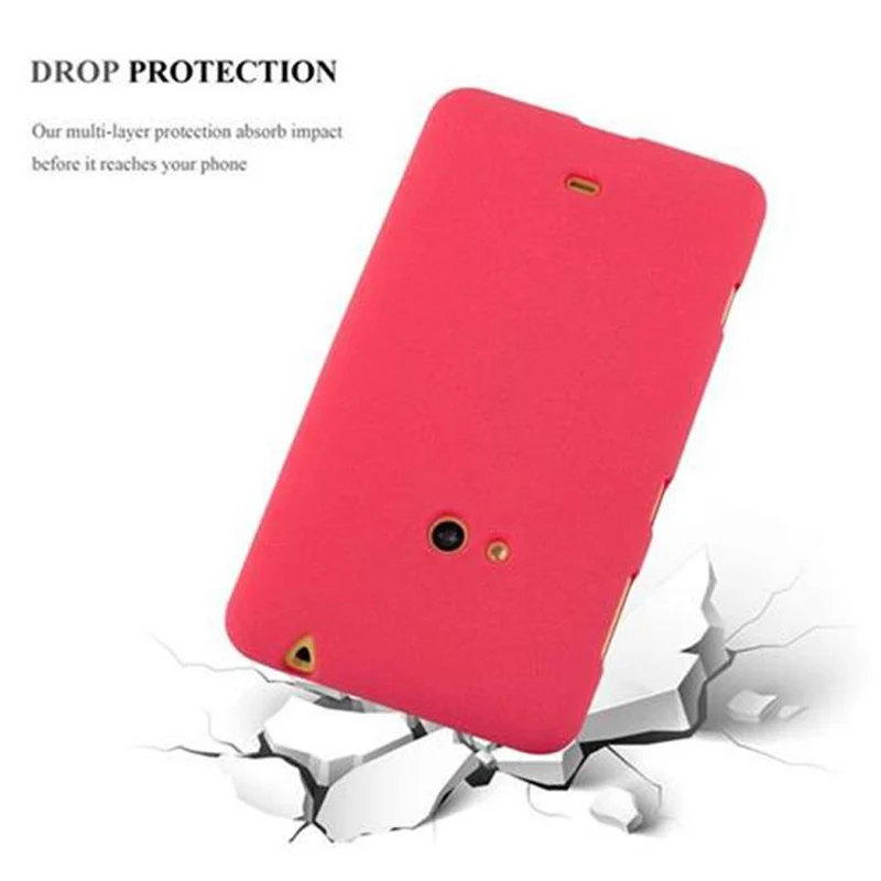 Cadorabo Hülle kompatibel mit Nokia Lumia 625 Schutzhülle aus flexiblem TPU Silikon