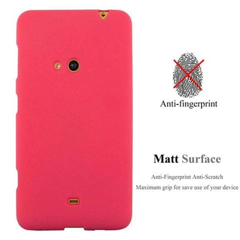 Cadorabo Hülle kompatibel mit Nokia Lumia 625 Schutzhülle aus flexiblem TPU Silikon