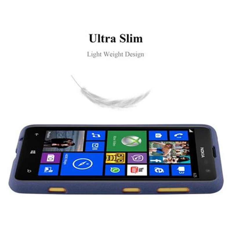 Cadorabo Hülle kompatibel mit Nokia Lumia 625 Schutzhülle aus flexiblem TPU Silikon