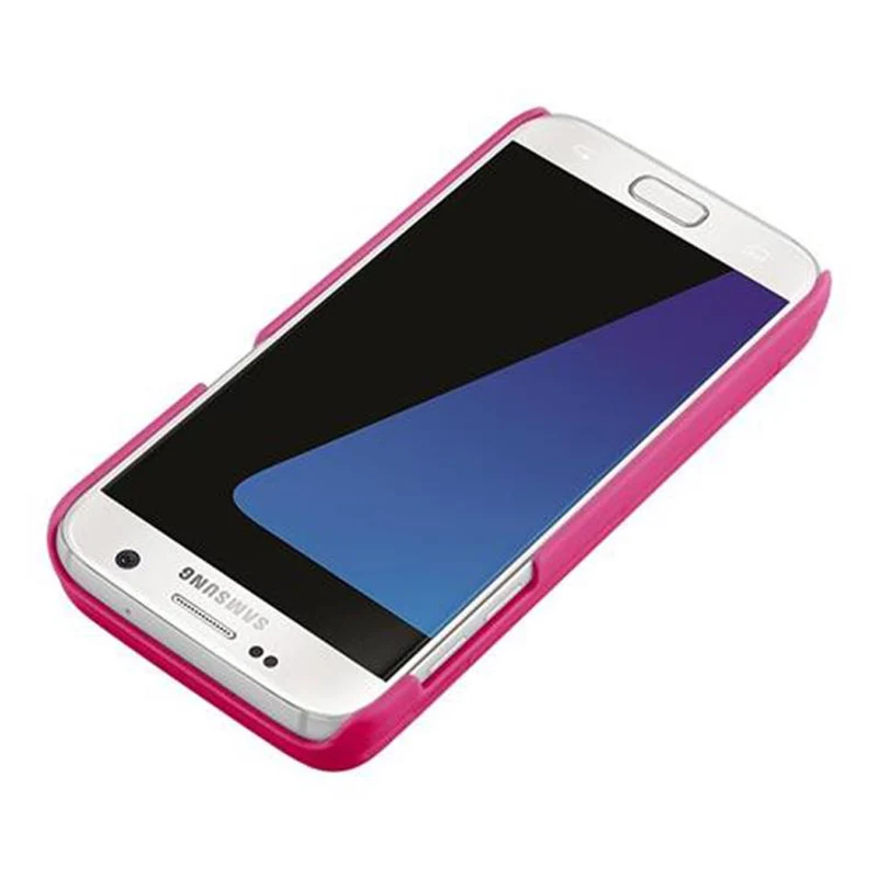 Cadorabo Hülle kompatibel mit Samsung Galaxy S7 Hard Case Schutzhülle mit Spiegel und Kartenfächern