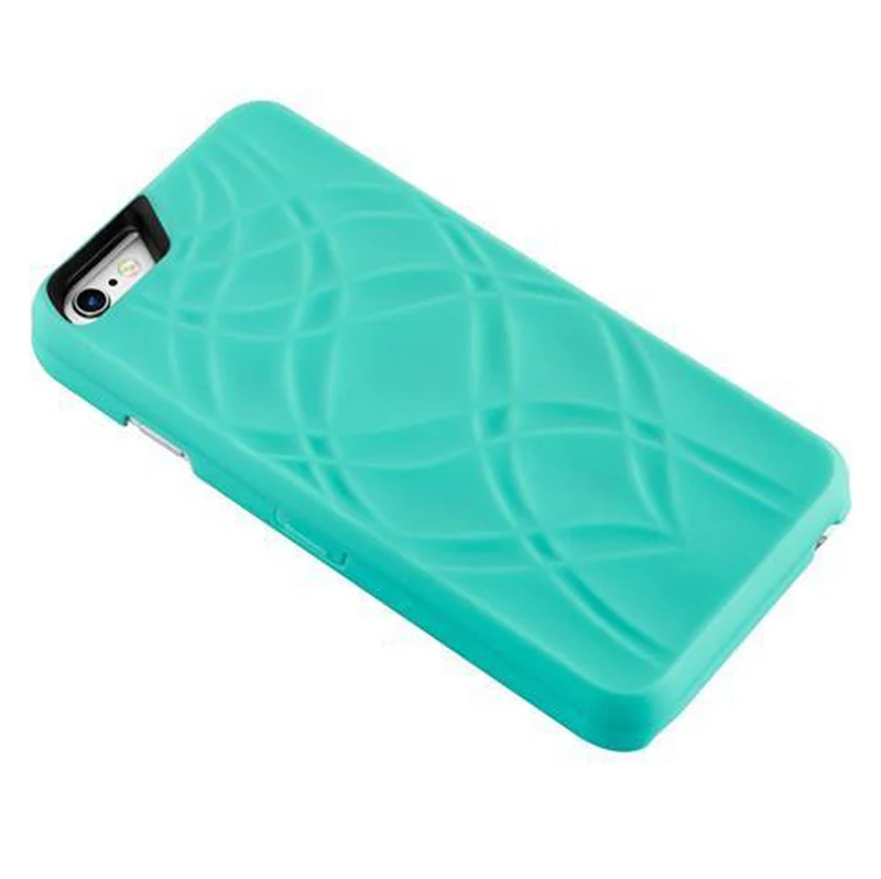Cadorabo Hülle kompatibel mit Apple iPhone 6 PLUS / 6S PLUS Hard Case Schutzhülle mit Spiegel und Kartenfächern