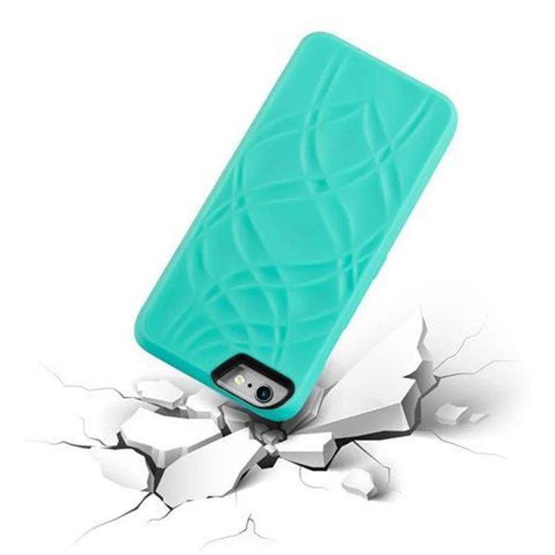 Cadorabo Hülle kompatibel mit Apple iPhone 6 PLUS / 6S PLUS Hard Case Schutzhülle mit Spiegel und Kartenfächern