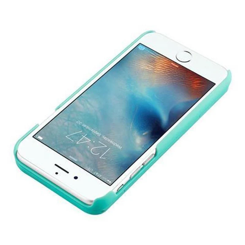 Cadorabo Hülle kompatibel mit Apple iPhone 6 PLUS / 6S PLUS Hard Case Schutzhülle mit Spiegel und Kartenfächern