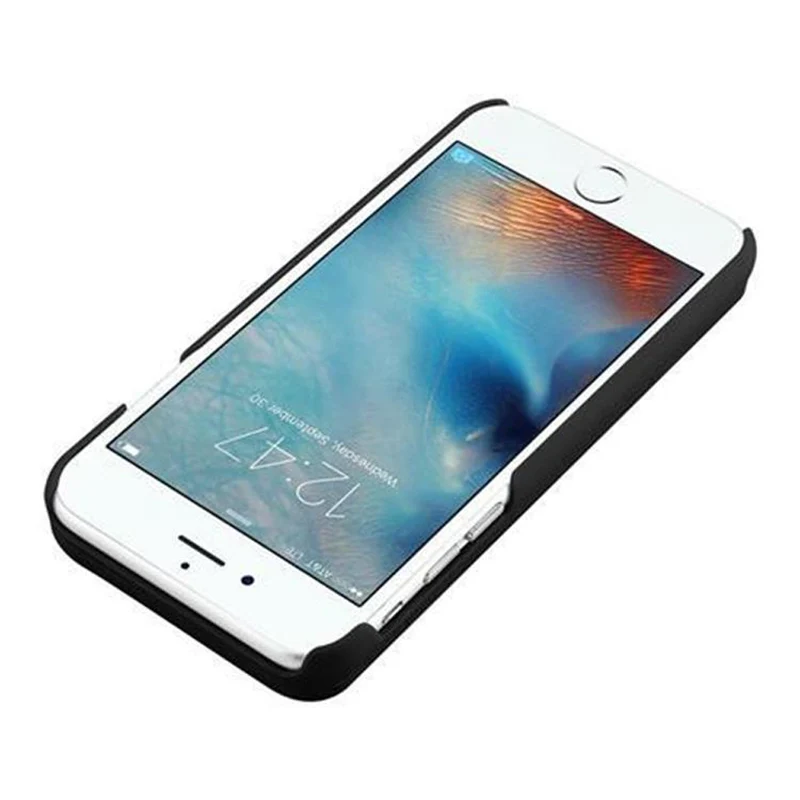 Cadorabo Hülle kompatibel mit Apple iPhone 6 PLUS / 6S PLUS Hard Case Schutzhülle mit Spiegel und Kartenfächern