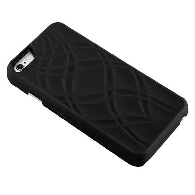 Cadorabo Hülle kompatibel mit Apple iPhone 6 PLUS / 6S PLUS Hard Case Schutzhülle mit Spiegel und Kartenfächern