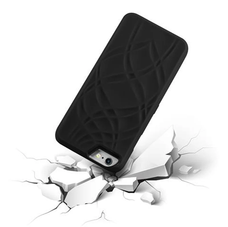 Cadorabo Hülle kompatibel mit Apple iPhone 6 PLUS / 6S PLUS Hard Case Schutzhülle mit Spiegel und Kartenfächern