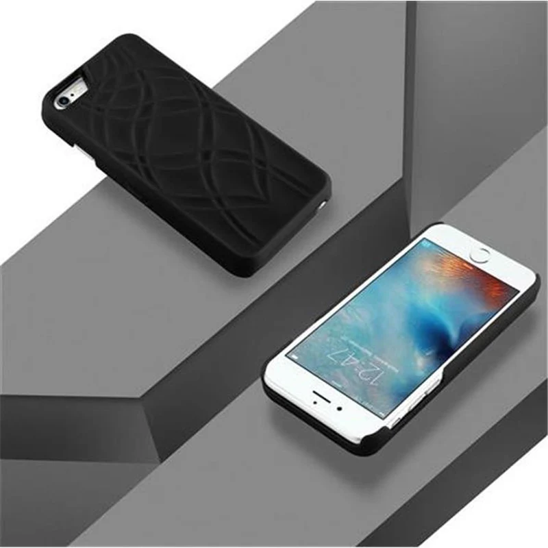 Cadorabo Hülle kompatibel mit Apple iPhone 6 PLUS / 6S PLUS Hard Case Schutzhülle mit Spiegel und Kartenfächern