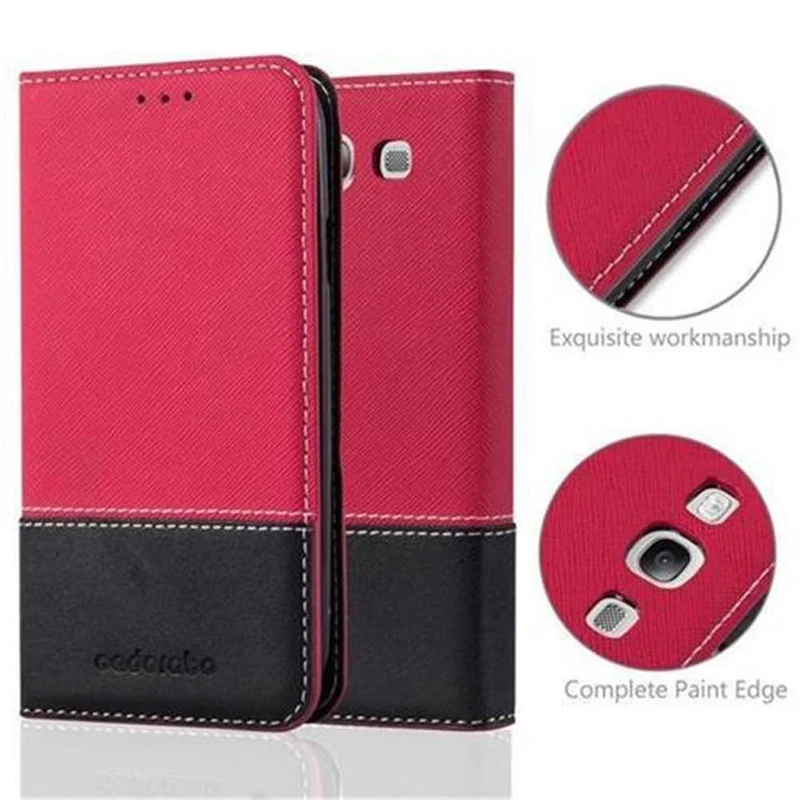 Cadorabo Hülle kompatibel mit Samsung Galaxy S3 / S3 NEO Schutzhülle mit Magnetverschluss, Standfunktion und Kartenfach