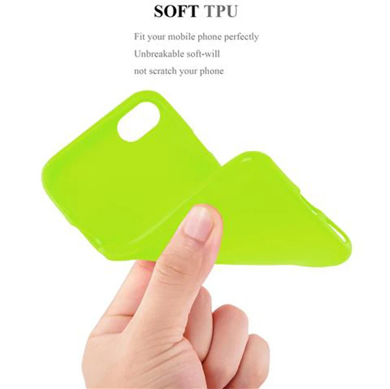 Cadorabo Hülle kompatibel mit Apple iPhone 7 / 7S / 8 / SE 2020 Schutzhülle aus flexiblem TPU Silikon