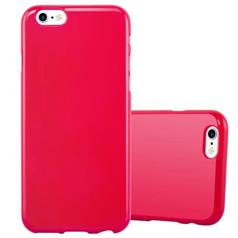 Cadorabo Hülle kompatibel mit Apple iPhone 6 / 6S Schutzhülle aus flexiblem TPU Silikon