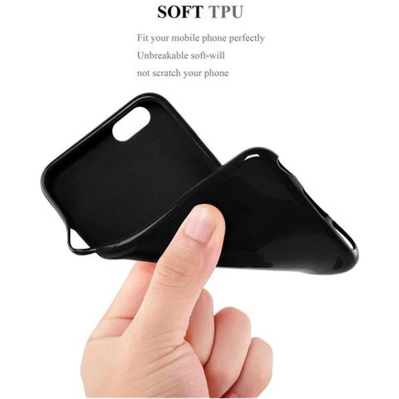 Cadorabo Hülle kompatibel mit Apple iPhone 6 / 6S Schutzhülle aus flexiblem TPU Silikon