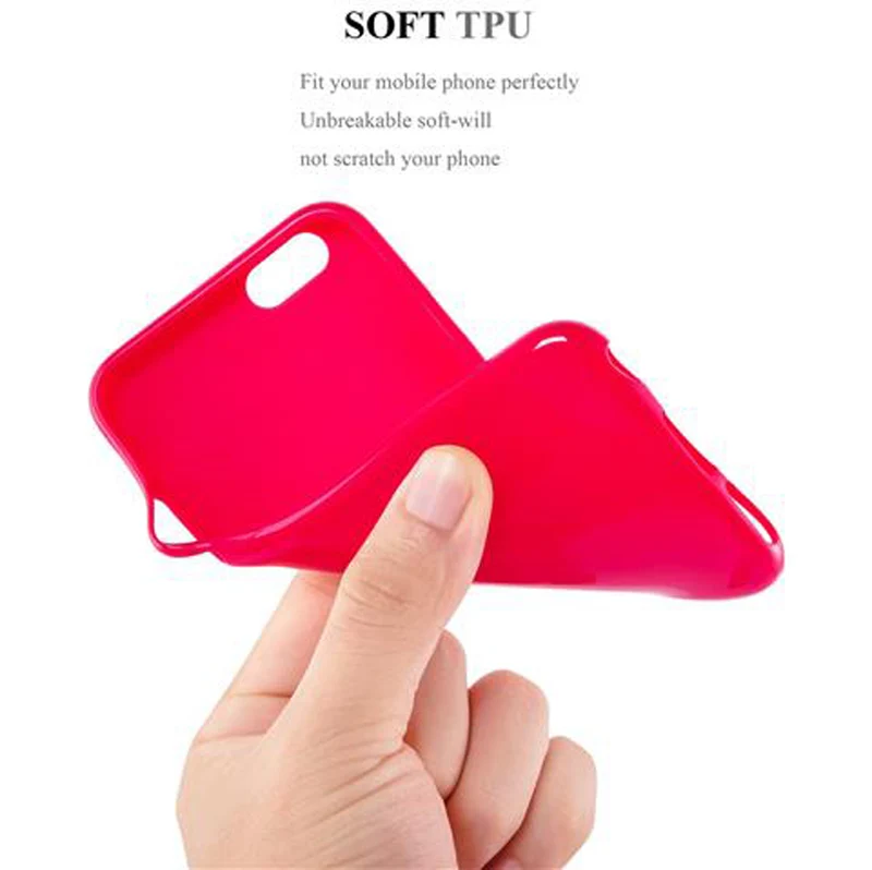 Cadorabo Hülle kompatibel mit Apple iPhone 6 / 6S Schutzhülle aus flexiblem TPU Silikon