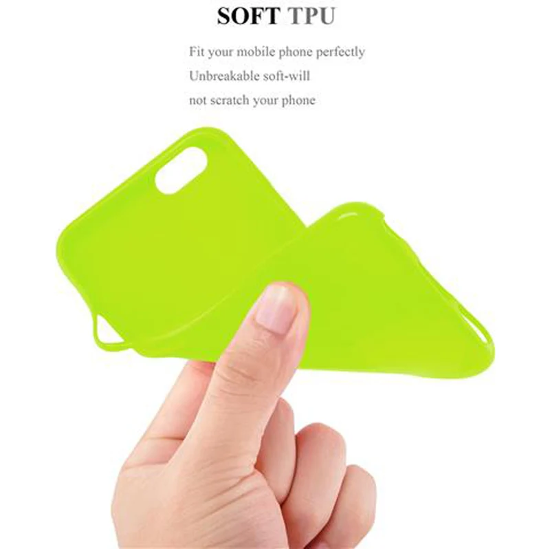 Cadorabo Hülle kompatibel mit Apple iPhone 6 / 6S Schutzhülle aus flexiblem TPU Silikon